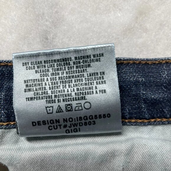 Vintage Joe's Jeans Womens Blue Low Rise Socialite Kicker Cropped Denim Jeans 31 - Picture 5 of 10